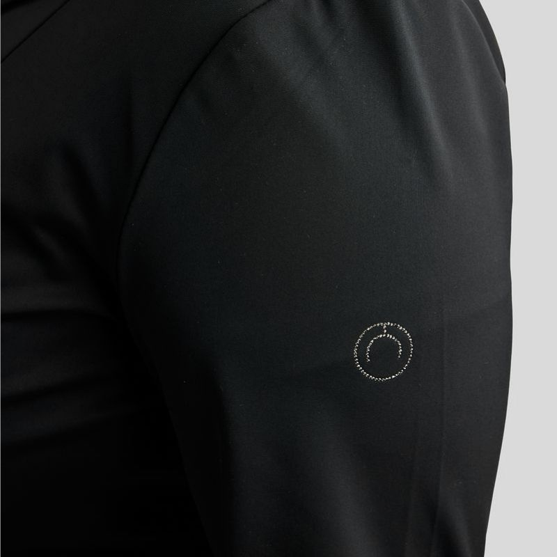 Stevnejakke MoFlair Softshell Gun Metal Crystals Curve Svart