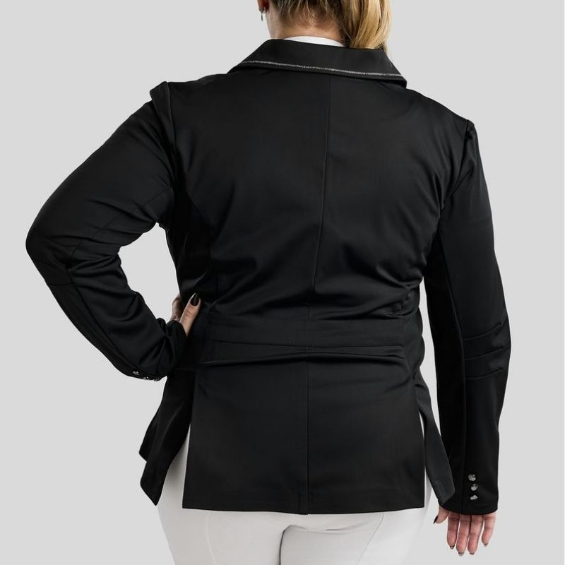 Stevnejakke MoFlair Softshell Gun Metal Crystals Curve Svart