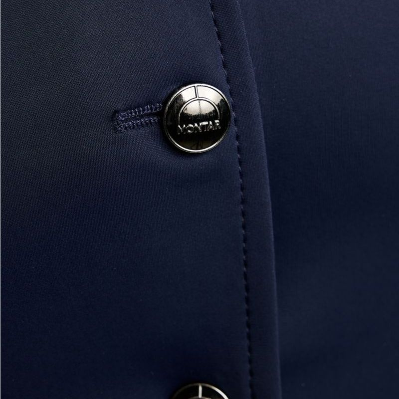 Stevnejakke MoFlair Softshell Gun Metal Crystals Curve Marineblå