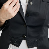 Kort Dressurfrakk Softshell Svart Kort Dressurfrakk Softshell Svart