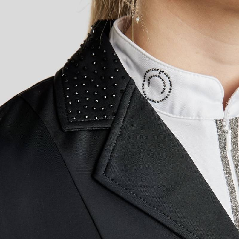 Kort Dressurfrakk Softshell Svart