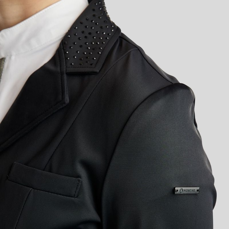 Kort Dressurfrakk Softshell Svart