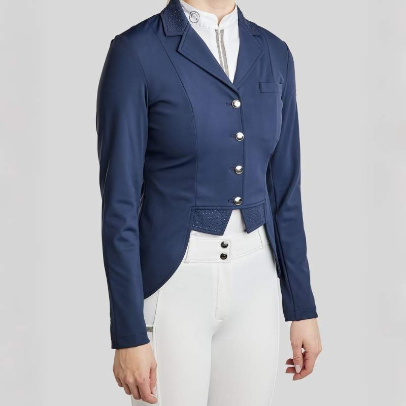 Kort Dressurfrakk Softshell Marineblå