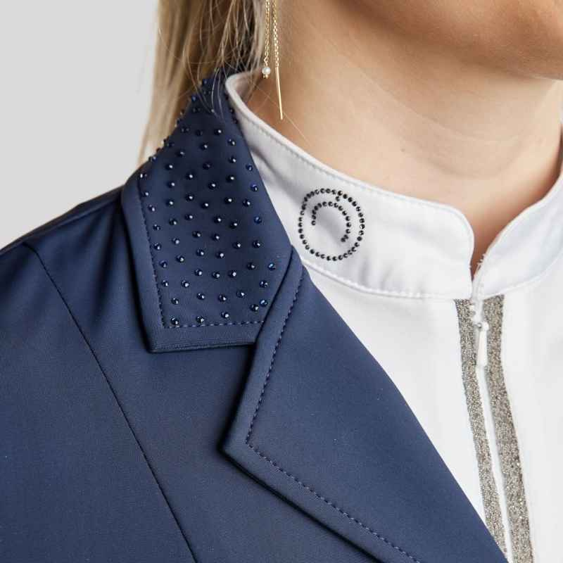 Kort Dressurfrakk Softshell Marineblå