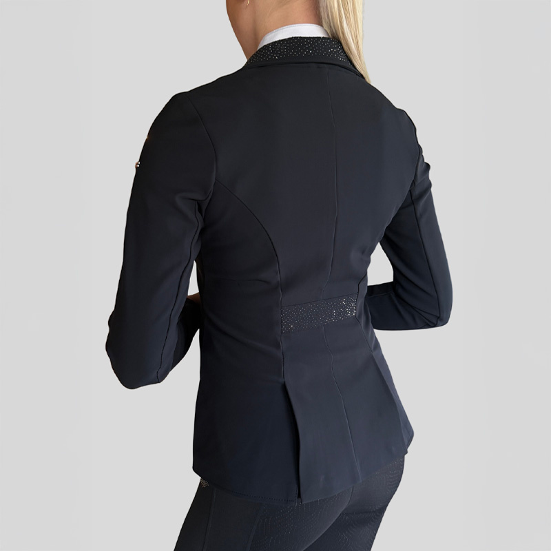 Kort Frakk MoDarla Softshell Gunmetal Crystals Svart