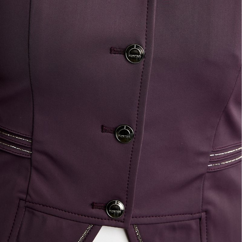 Kort frakk MoKylie Softshell Gun Metal Crystals Fig