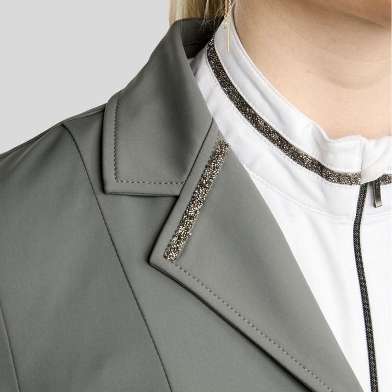 Kort frakk MoKylie Softshell Gun Metal Crystals Grå