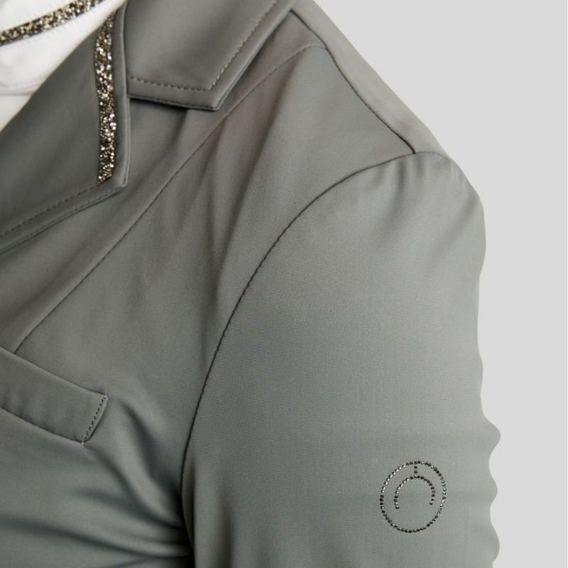 Kort frakk MoKylie Softshell Gun Metal Crystals Grå