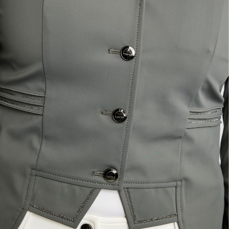 Kort frakk MoKylie Softshell Gun Metal Crystals Grå