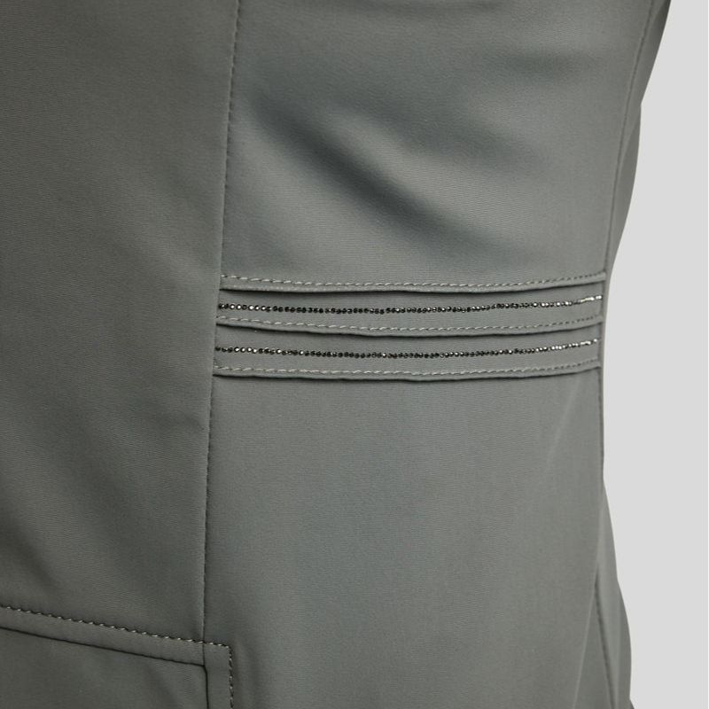 Kort frakk MoKylie Softshell Gun Metal Crystals Grå