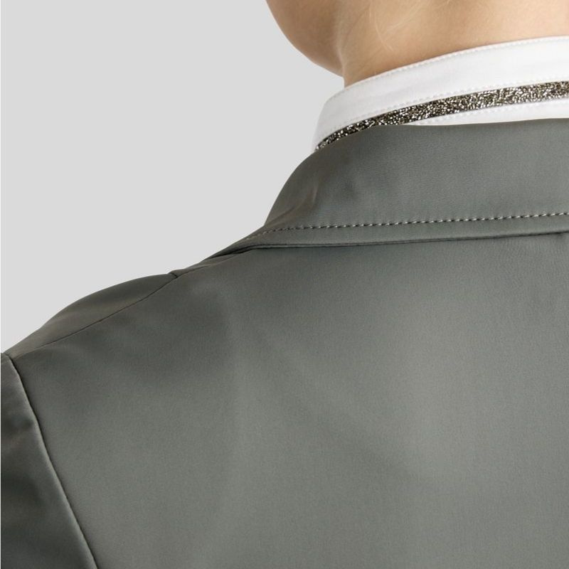 Kort frakk MoKylie Softshell Gun Metal Crystals Grå