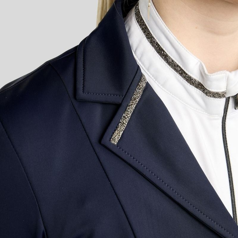 Kort frakk MoKylie Softshell Gun Metal Crystals Marineblå