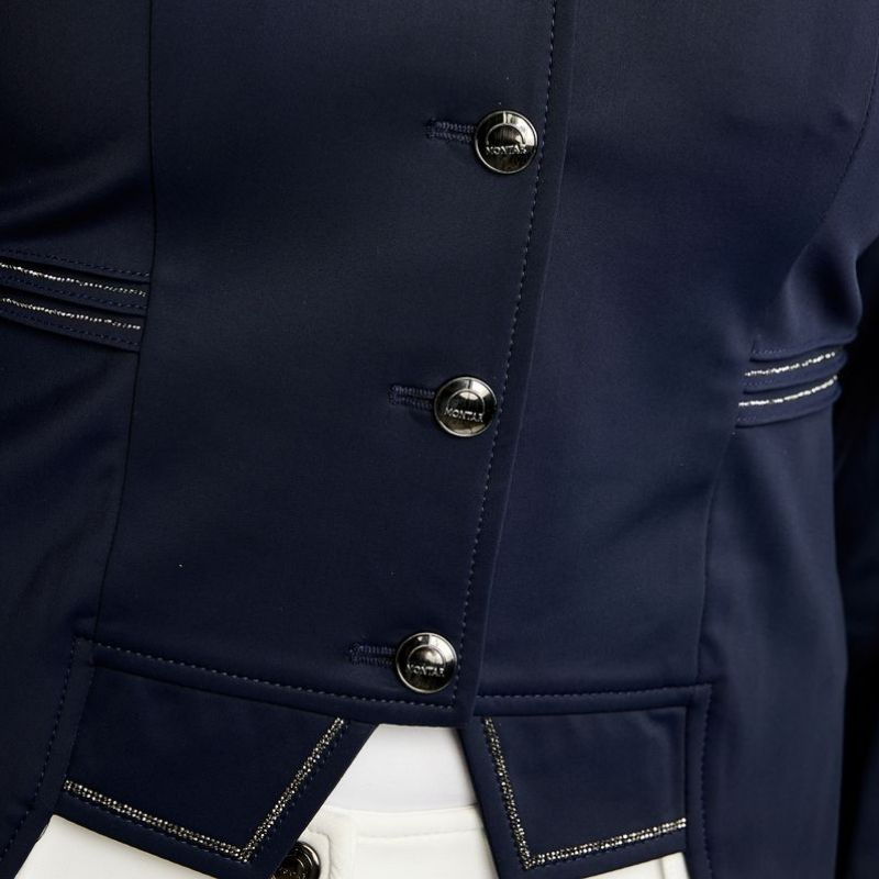 Kort frakk MoKylie Softshell Gun Metal Crystals Marineblå