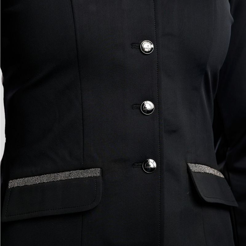 Stevnejakke MoGloria Softshell Caviar Tape Svart