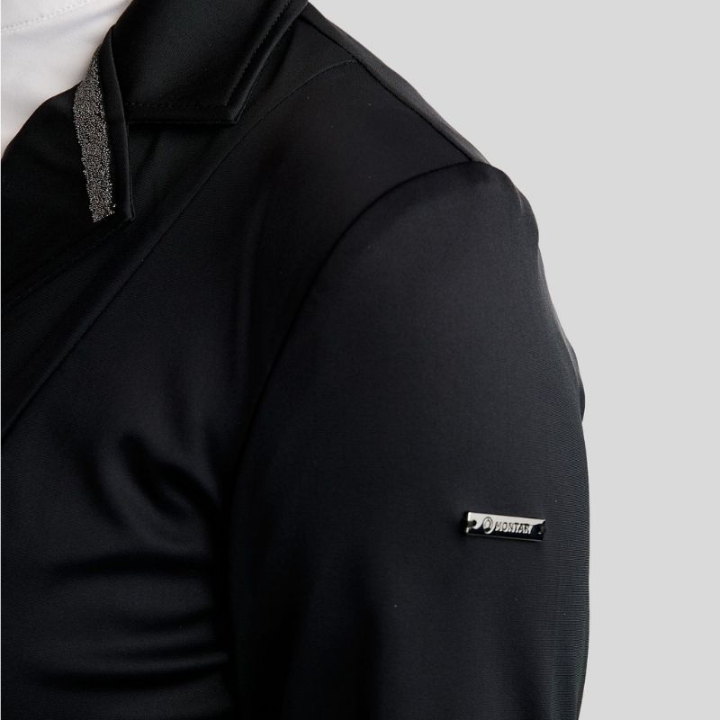 Stevnejakke MoGloria Softshell Caviar Tape Svart