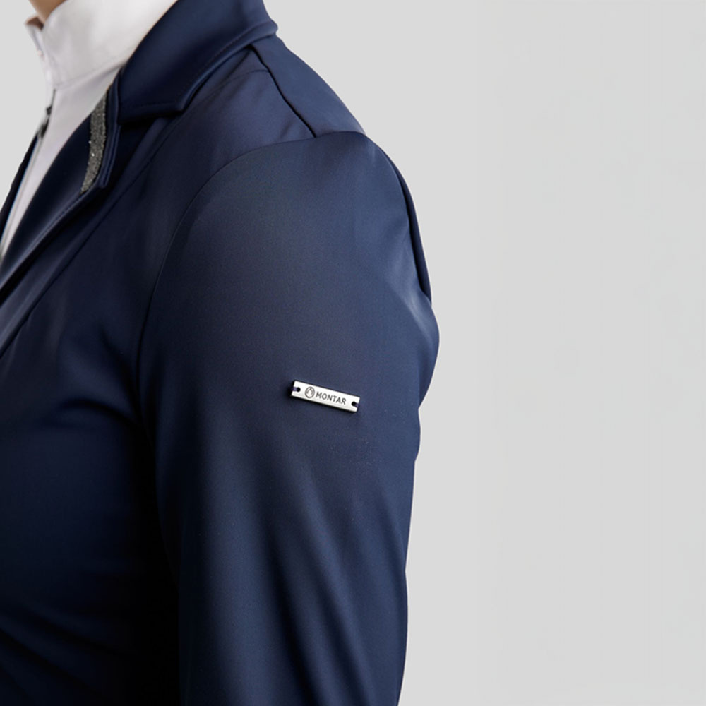 Stevnejakke MoGloria Softshell Caviar Tape Marineblå