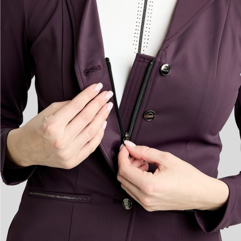 Stevnejakke MoKira Softshell Gun Metal Crystals Fig