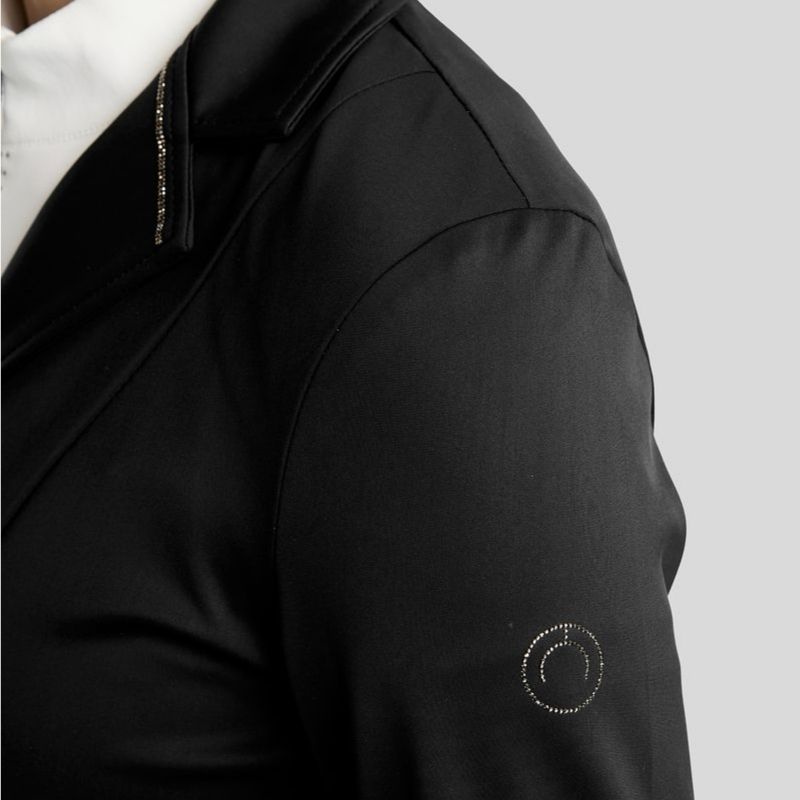Stevnejakke MoKira Softshell Gun Metal Crystals Svart