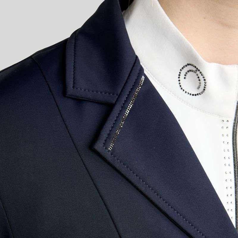 Stevnejakke MoKira Softshell Gun Metal Crystals Marineblå