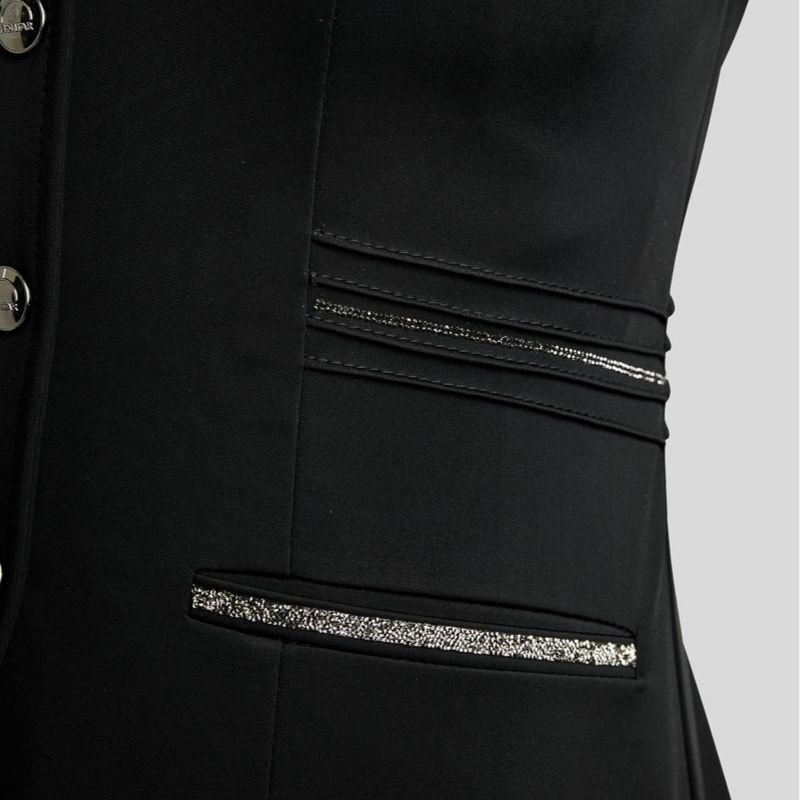 Stevnejakke MoKelly Softshell Gun Metal Crystals Svart