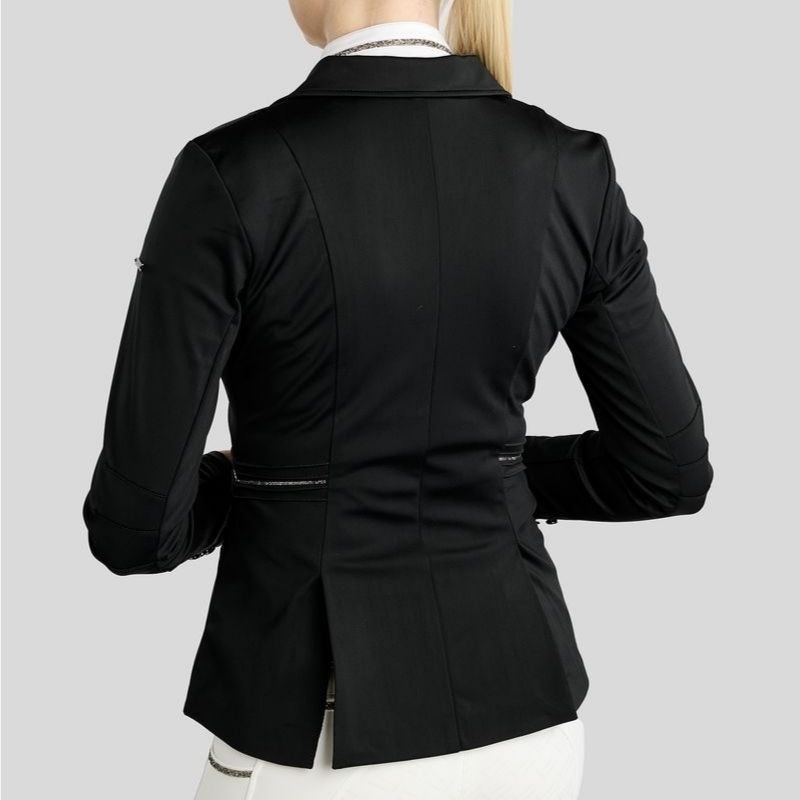 Stevnejakke MoKelly Softshell Gun Metal Crystals Svart