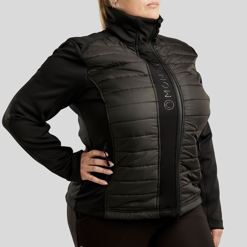 Hybridjakke Emma Softshell Curve Svart