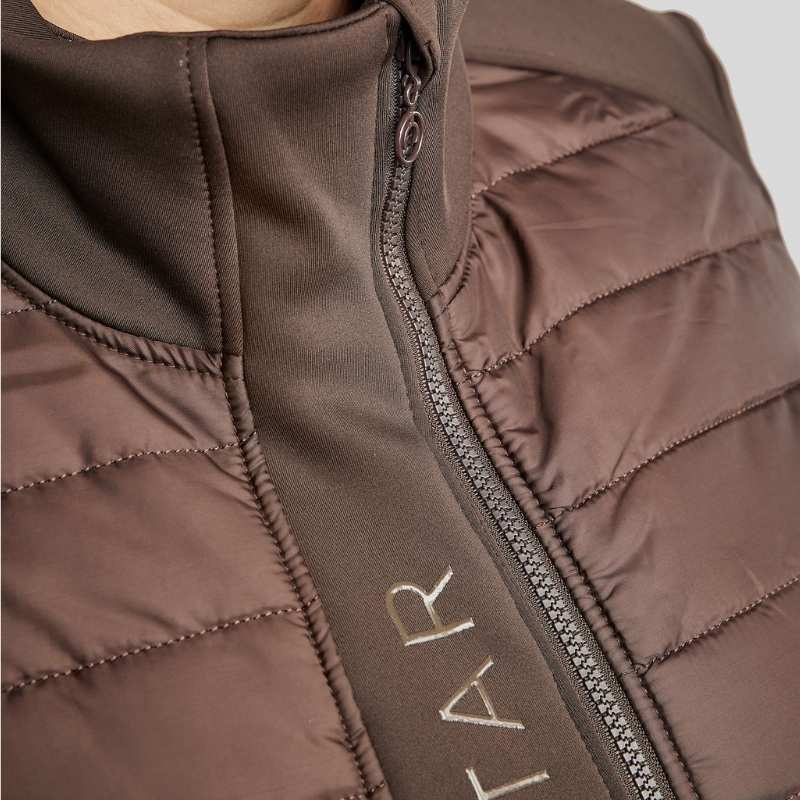 Hybridjakke Emma Softshell Curve Brun