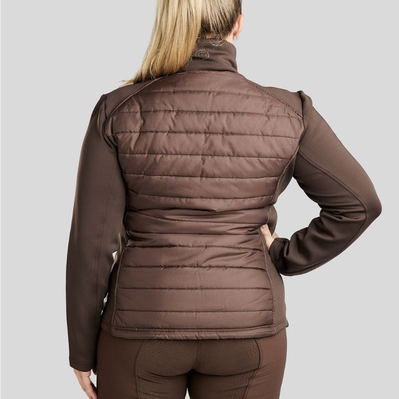 Hybridjakke Emma Softshell Curve Brun