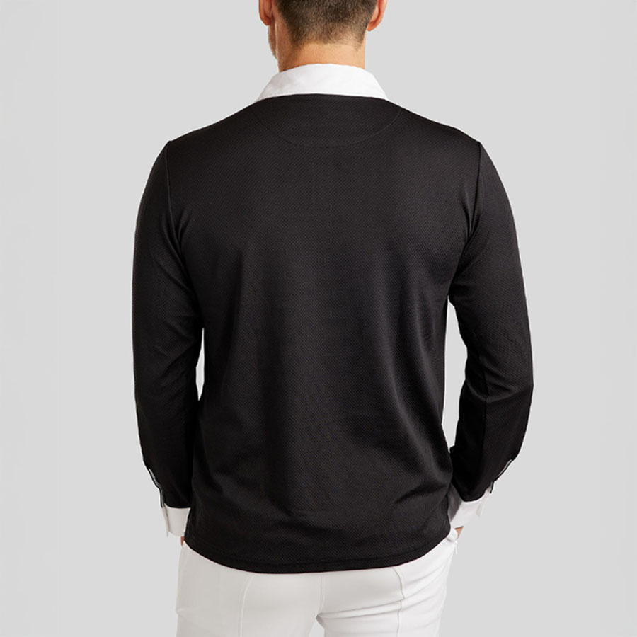 Konkurranseskjorte Herre MoWill Long Sleeve Svart