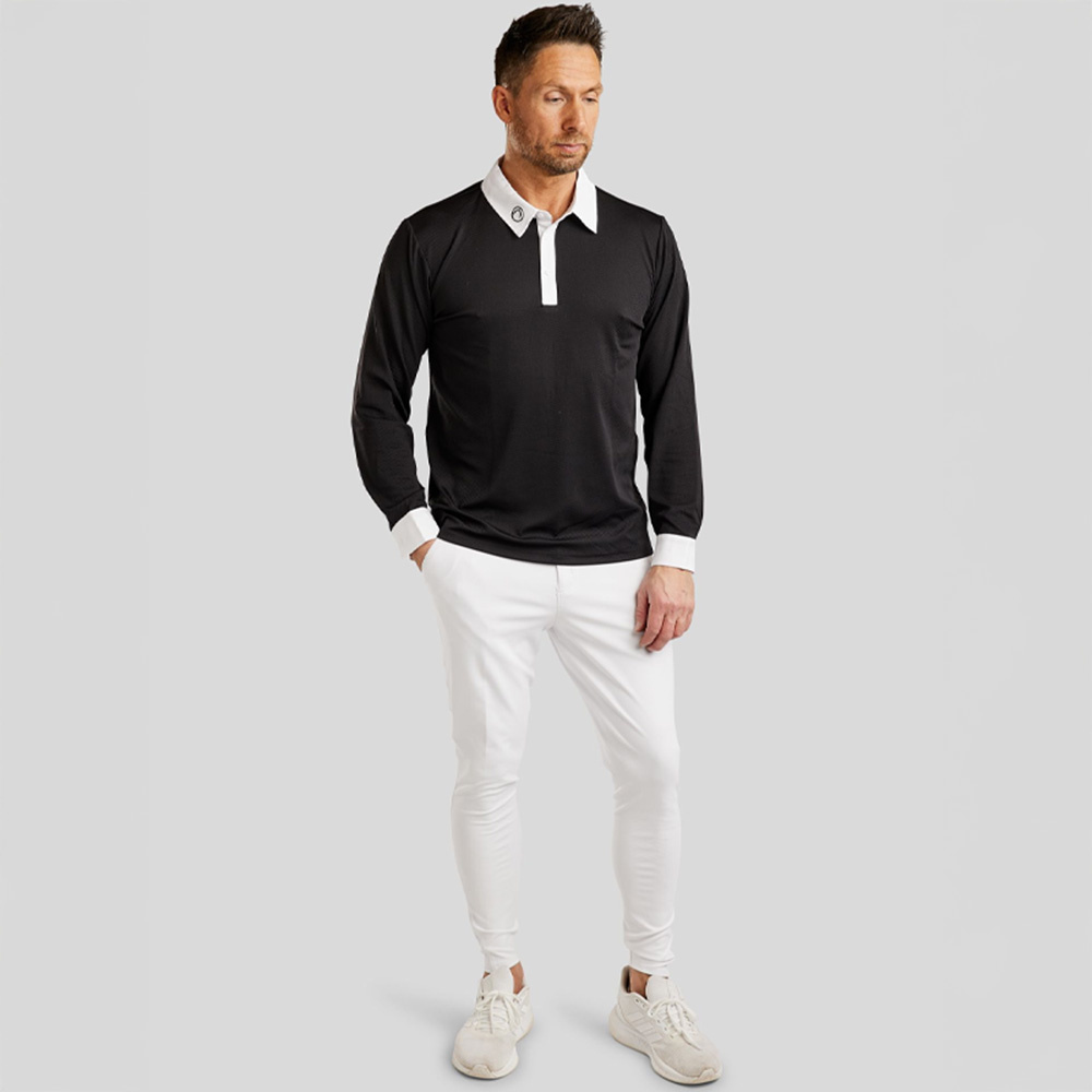 Konkurranseskjorte Herre MoWill Long Sleeve Svart