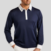 Konkurranseskjorte Herre MoWill Long Sleeve Marineblå Konkurranseskjorte Herre MoWill Long Sleeve Marineblå