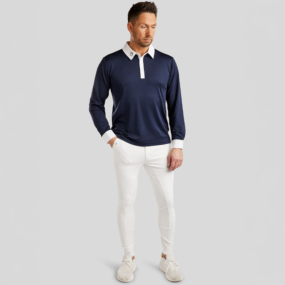 Konkurranseskjorte Herre MoWill Long Sleeve Marineblå