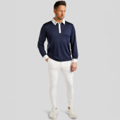 Konkurranseskjorte Herre MoWill Long Sleeve Marineblå Konkurranseskjorte Herre MoWill Long Sleeve Marineblå