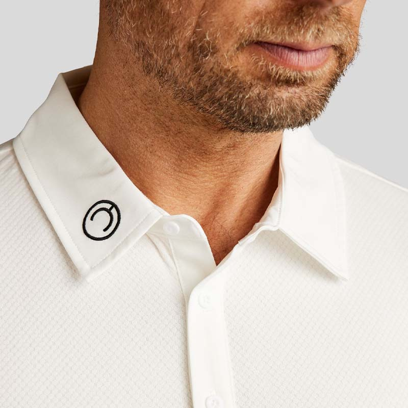 Konkurranseskjorte Herre MoWill Short Sleeve Hvit