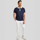 Konkurranseskjorte Herre MoWill Short Sleeve Marineblå Konkurranseskjorte Herre MoWill Short Sleeve Marineblå