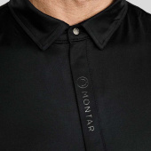 Poloskjorte Herre Clubwear Svart Poloskjorte Herre Clubwear Svart