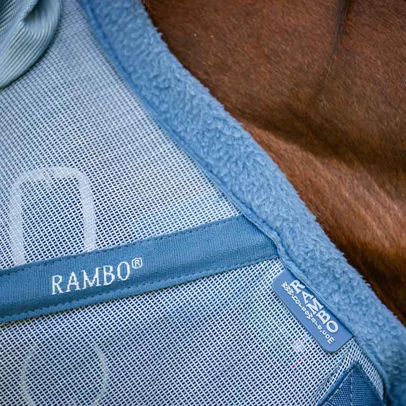 Fluemaske Rambo Lyseblå/Blå/Sølv
