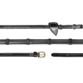 Gummitøyler med stoppere 13mm DC Svart Gummitøyler med stoppere 13mm DC Svart