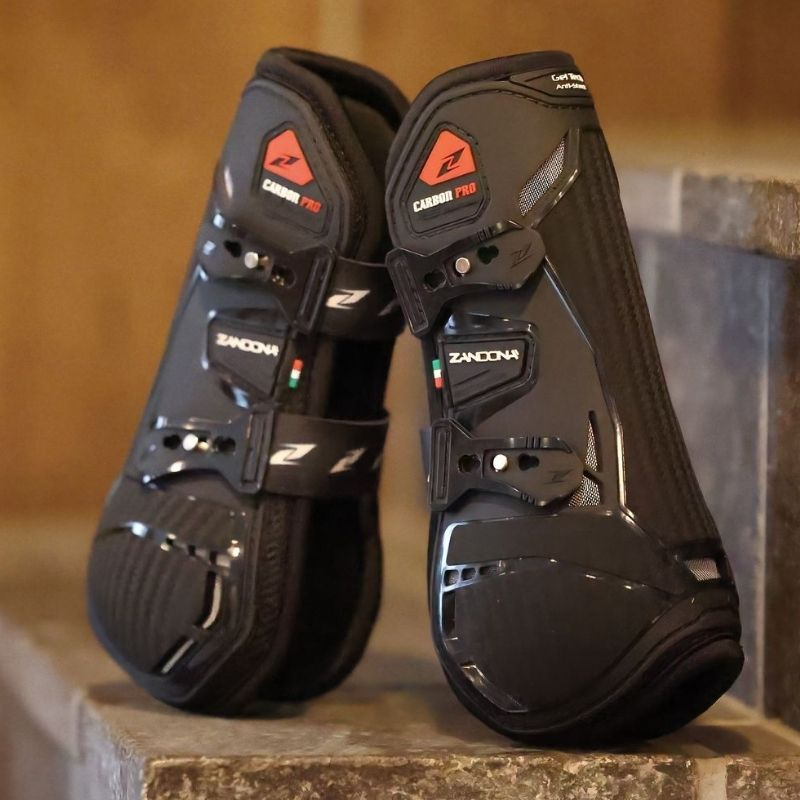 Senebeskyttere Carbon Pro Svart