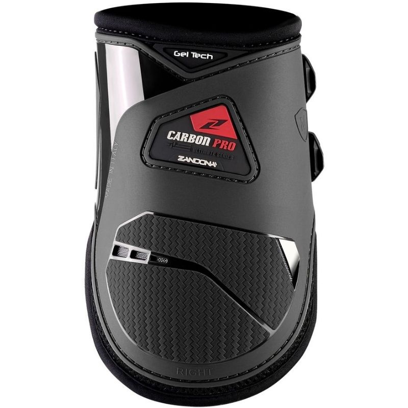 Bakbeinsbelegg Carbon Pro Svart