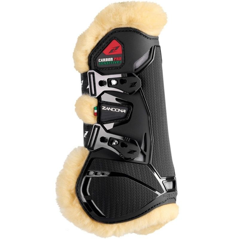Senebeskyttere Carbon Pro Sensitive+ Svart