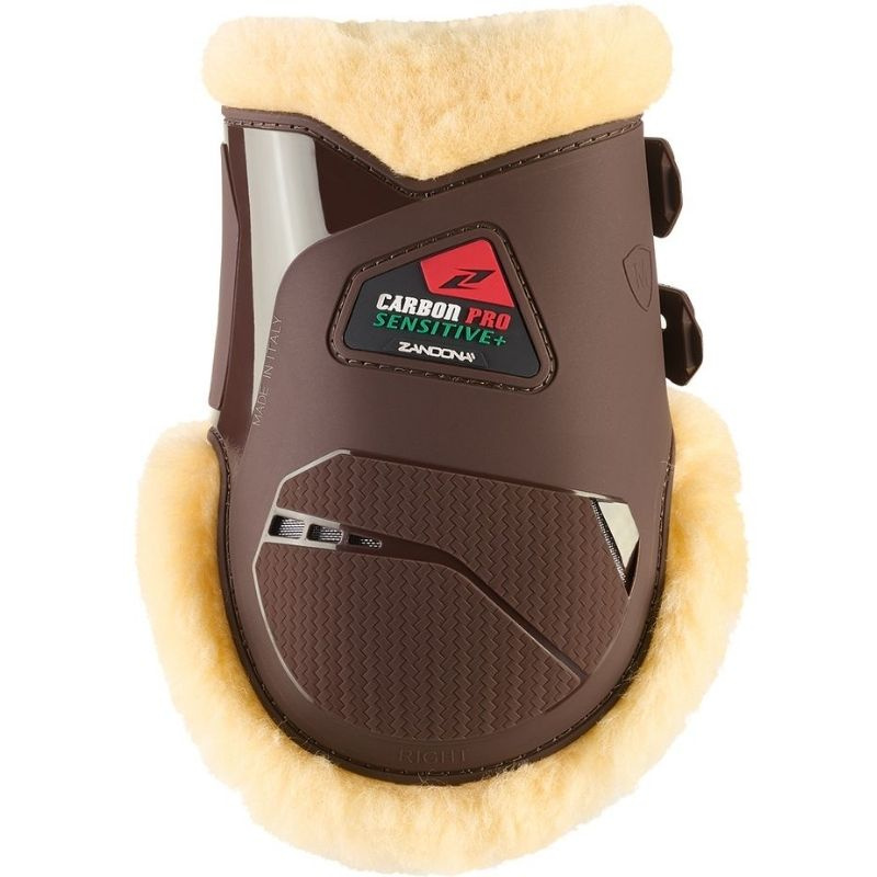 Bakbeinsbelegg Carbon Pro Sensitive+ Brun