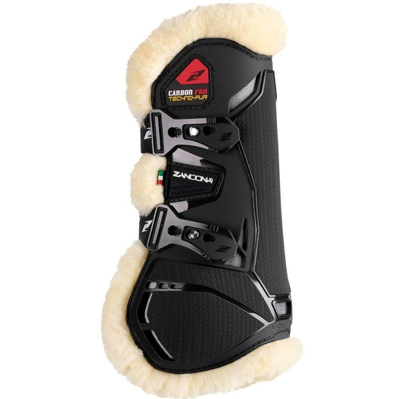 Senebeskyttere Carbon Pro Techno-Fur Svart