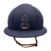 Ridehjelm Cromo Smart Polo Matt Beige Chinstrap Marineblå Ridehjelm Cromo Smart Polo Matt Beige Chinstrap Marineblå