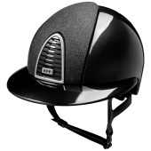 Ridehjelm Cromo 2.0 Shine Polo Inserto Star Svart Ridehjelm Cromo 2.0 Shine Polo Inserto Star Svart