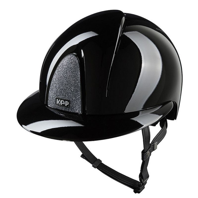 Ridehjelm Smart Nova Metal Polish Polo Star Svart/Sølv