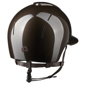 Ridehjelm Smart Nova Metal Polish Polo Star Brun/Brun Ridehjelm Smart Nova Metal Polish Polo Star Brun/Brun