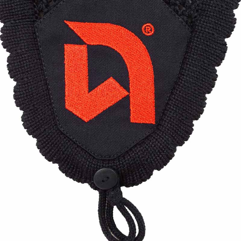 Lang ørehette Loop Team Equinest Svart/Rød