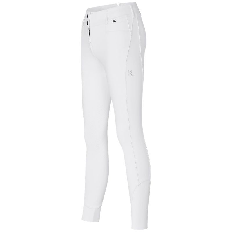 Ridebukse KLKira H Shape Knee Grip Hvit