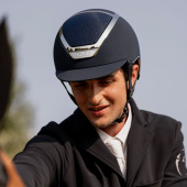 Ridehjelm Dogma Chrome Marineblå/Sølv Ridehjelm Dogma Chrome Marineblå/Sølv